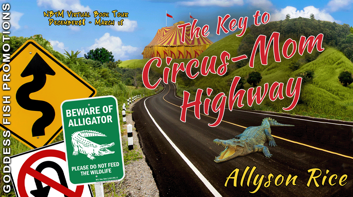 tour banner for the key to circus mom highway