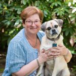 photo of author barbara ann miller and pug