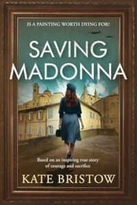 book cover for saving madonna