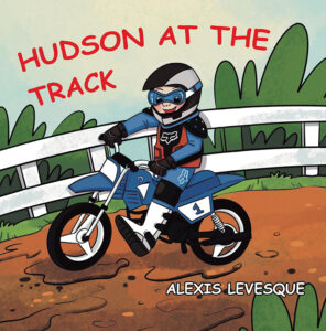 book cover for hudson at the track