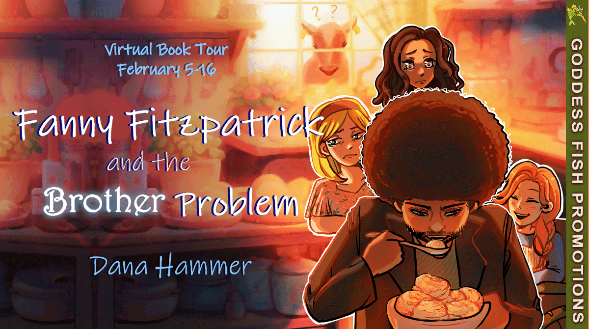 tour banner for Fanny Fitzpatrick and the Brother Problem