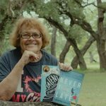 photo of author B. Lynn Goodwin with 2 of her novels