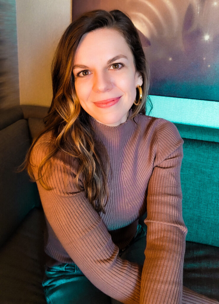 headshot photo of poet Theodora Ziolkowski