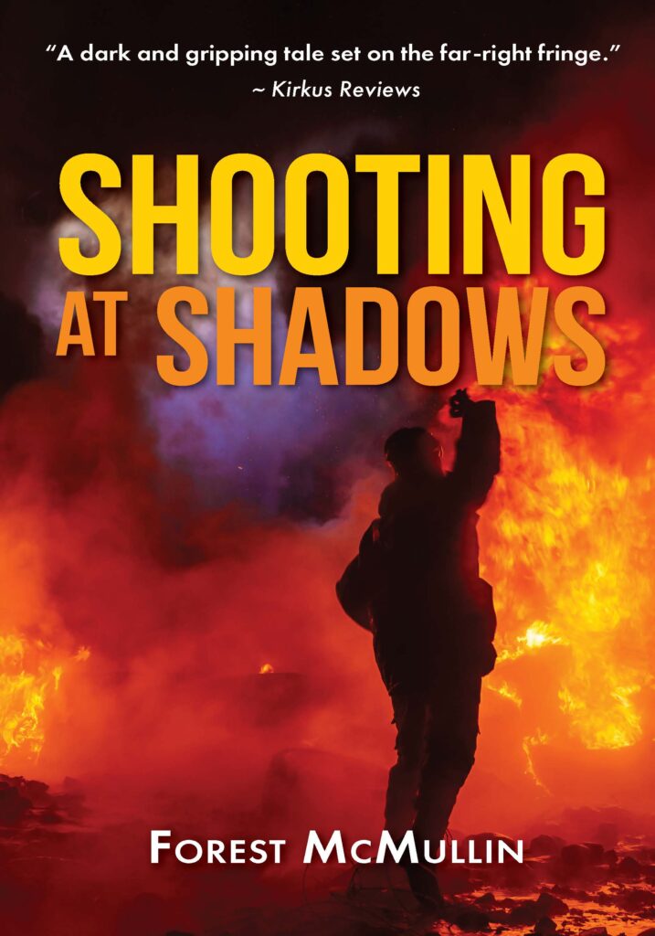 book cover for shooting at shadows