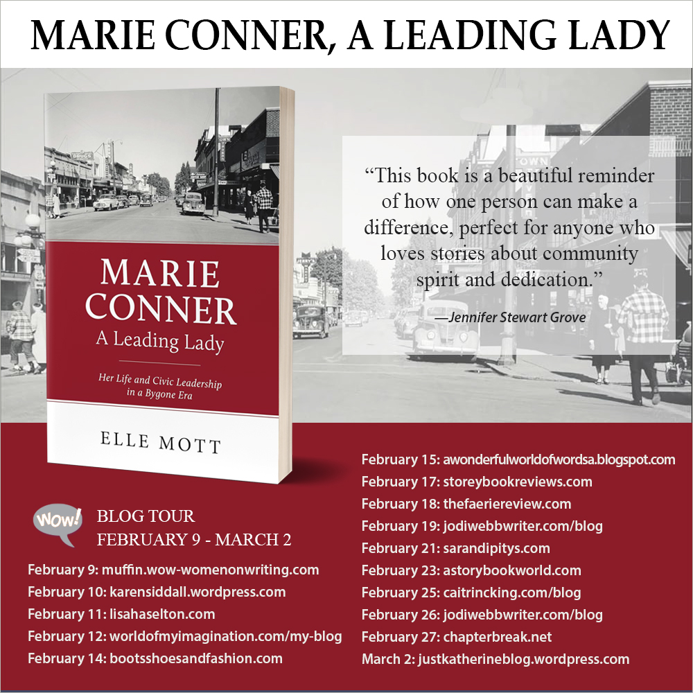 tour banner for marie conner a leading lady